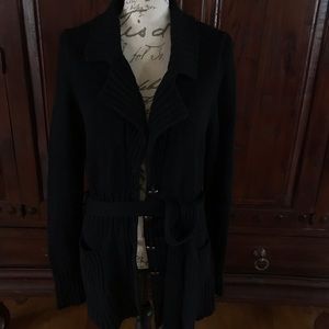 Banana Republic alpaca black cardigan